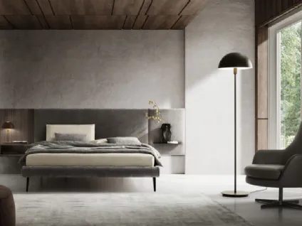 Letto in tessuto Wall di Le Comfort