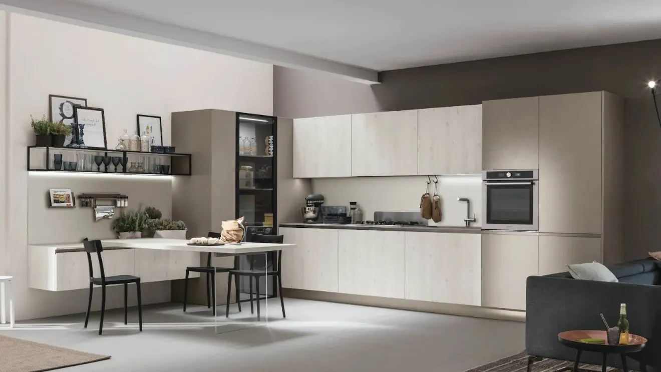 Cucina Moderna con penisola Infinity di Stosa